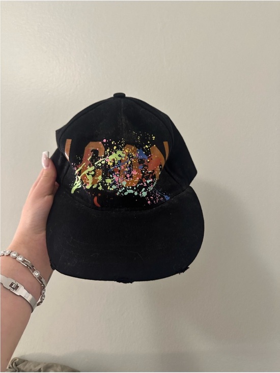DSQUARED2 Other - DSQUARED2 Black Cap with Multicolor Paint-Splash Logo